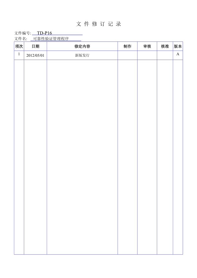 可靠度验证管理程序.doc_第1页