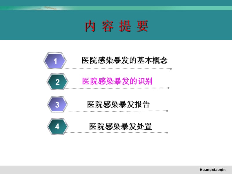 (黄晓琴)医院感染暴发报告与应急处置预案（精品）.ppt_第2页