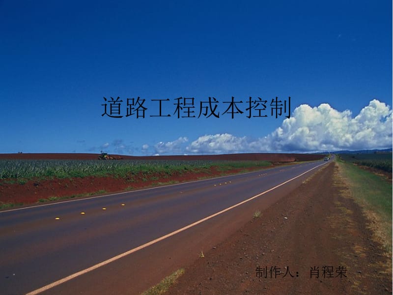 道路成本控制.ppt_第1页