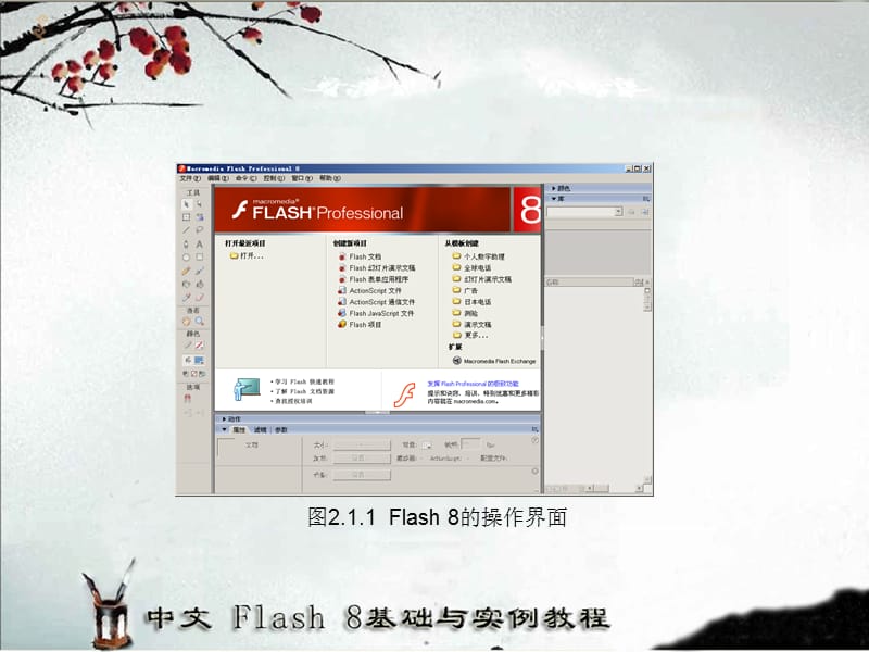 flash8的工作界面.ppt_第3页