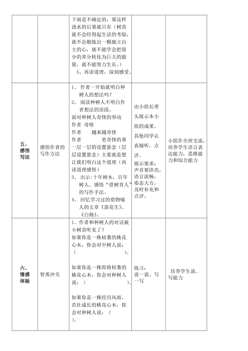 六下第三课《桃花心木》第二课时教学设计.doc_第3页