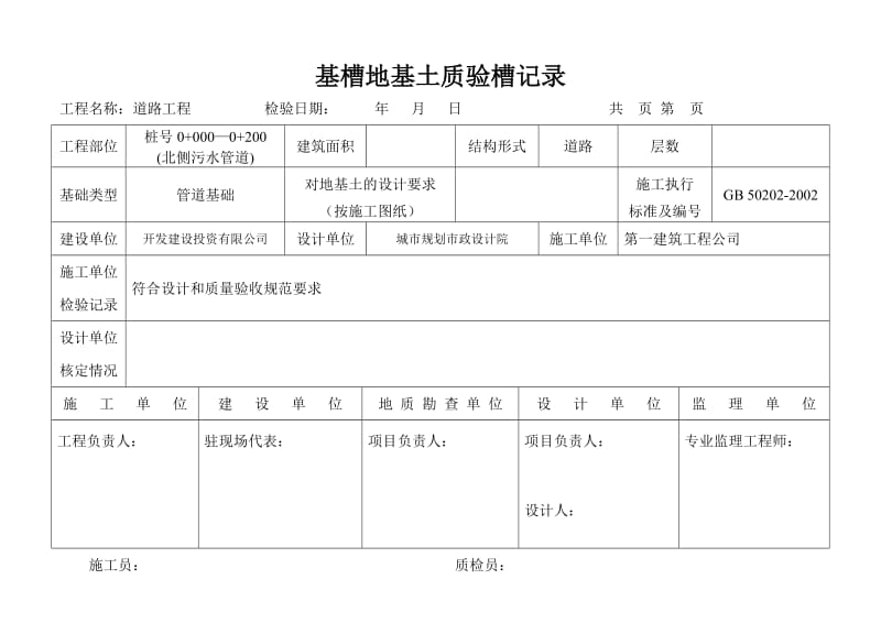 雨污水管道施工质量控制资料及报验申请表.doc_第3页