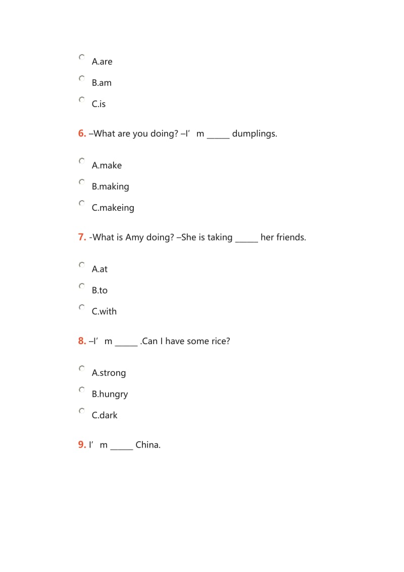 外研版小学四年级英语上册期末测试题.doc_第3页