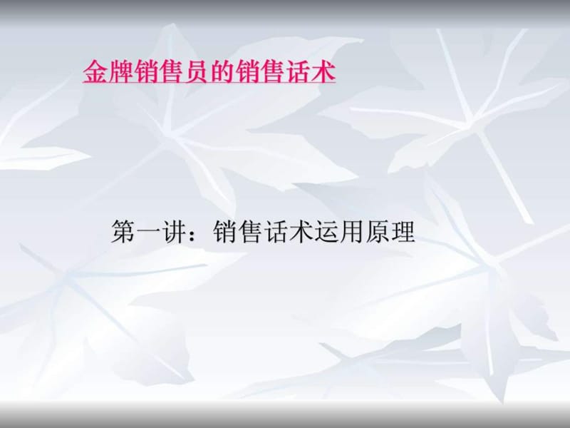 销售的技巧和话术.ppt_第2页