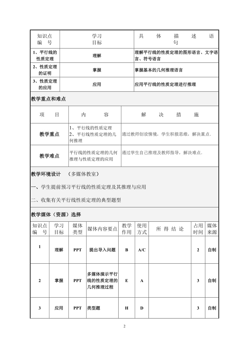 平行线的性质教学设计.doc_第2页