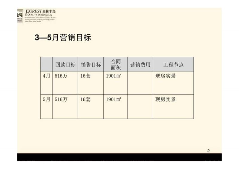 2010年上街建业森林半岛住宅项目4、5月份推广策划方案.ppt_第2页