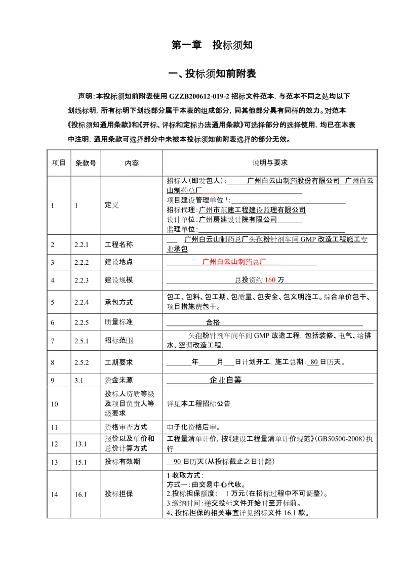 [精]广州白云山制药总厂头孢粉针剂车间GMP改造工程施工专业承包.doc_第3页