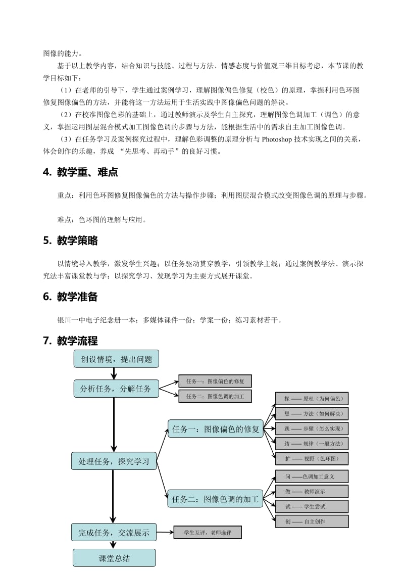 湖南-曹毅-《图像色彩的初步加工》教学设计.doc_第2页