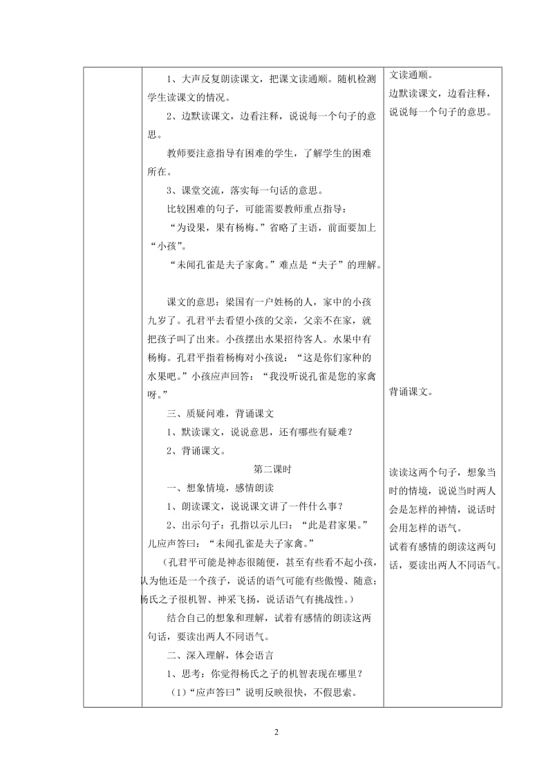 10.杨氏之子表格教学设计.doc_第2页