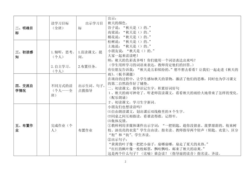 11、秋天的雨导学案.doc_第2页