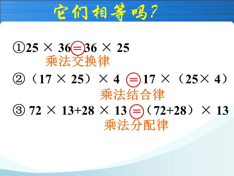 人教版六年级数学上册第二单元第三课时_整数乘法运算定律推广到分数乘法.ppt_第3页