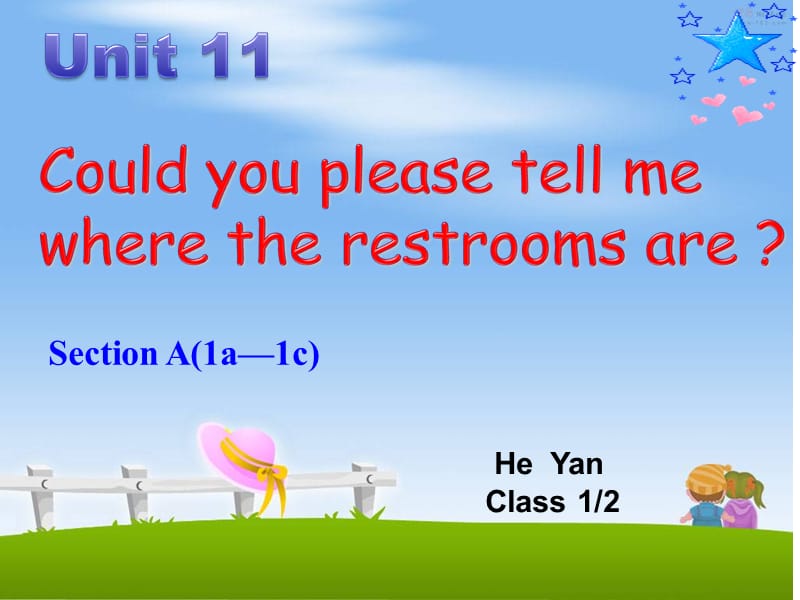 九年级英语Unit_11_Could_you_please_tell_me_where_the_restrooms_are精品课件.ppt_第3页