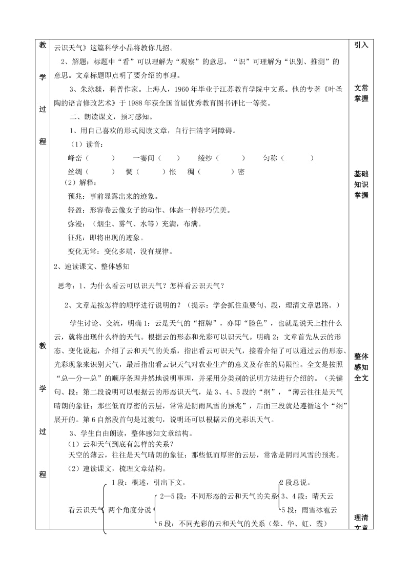 《看云识天气》教学设计（重庆市巴川中学童永刚）.doc_第2页