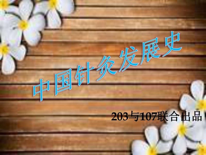 针灸发展史 PPT 演示文稿.ppt.ppt_第1页