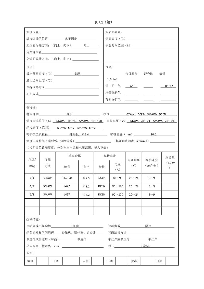 L245 φ323.9X6 管状对接焊接工艺评定（氩电联焊）.doc_第2页