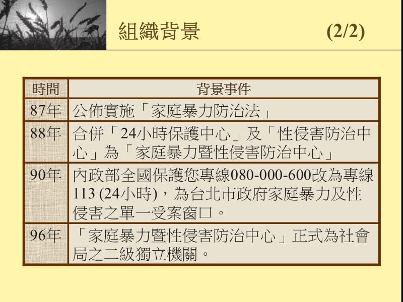 家暴暨侵害防治中心简介以台北市为例.ppt_第3页