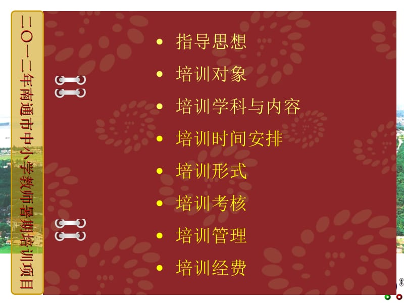 教师研修管理系统-2012年南通市中小学教师暑期培训项目.ppt_第2页