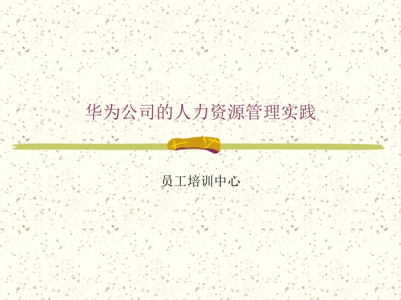 华为公司的人力资源管理实践ppt课件.ppt_第1页