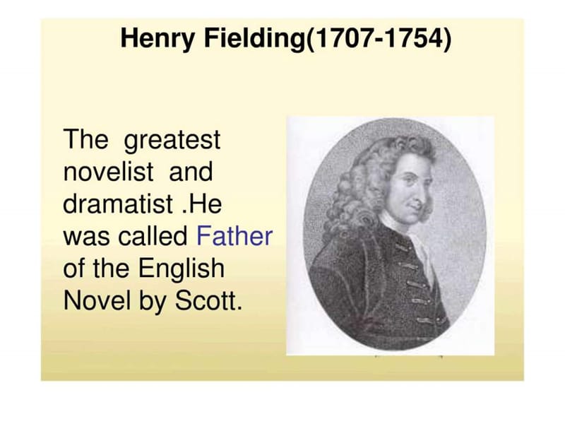 【图文】henry fielding.ppt.ppt_第1页