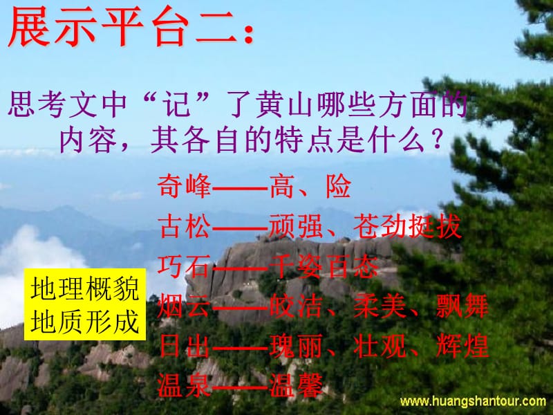 3、飞红滴翠记黄山.ppt_第3页