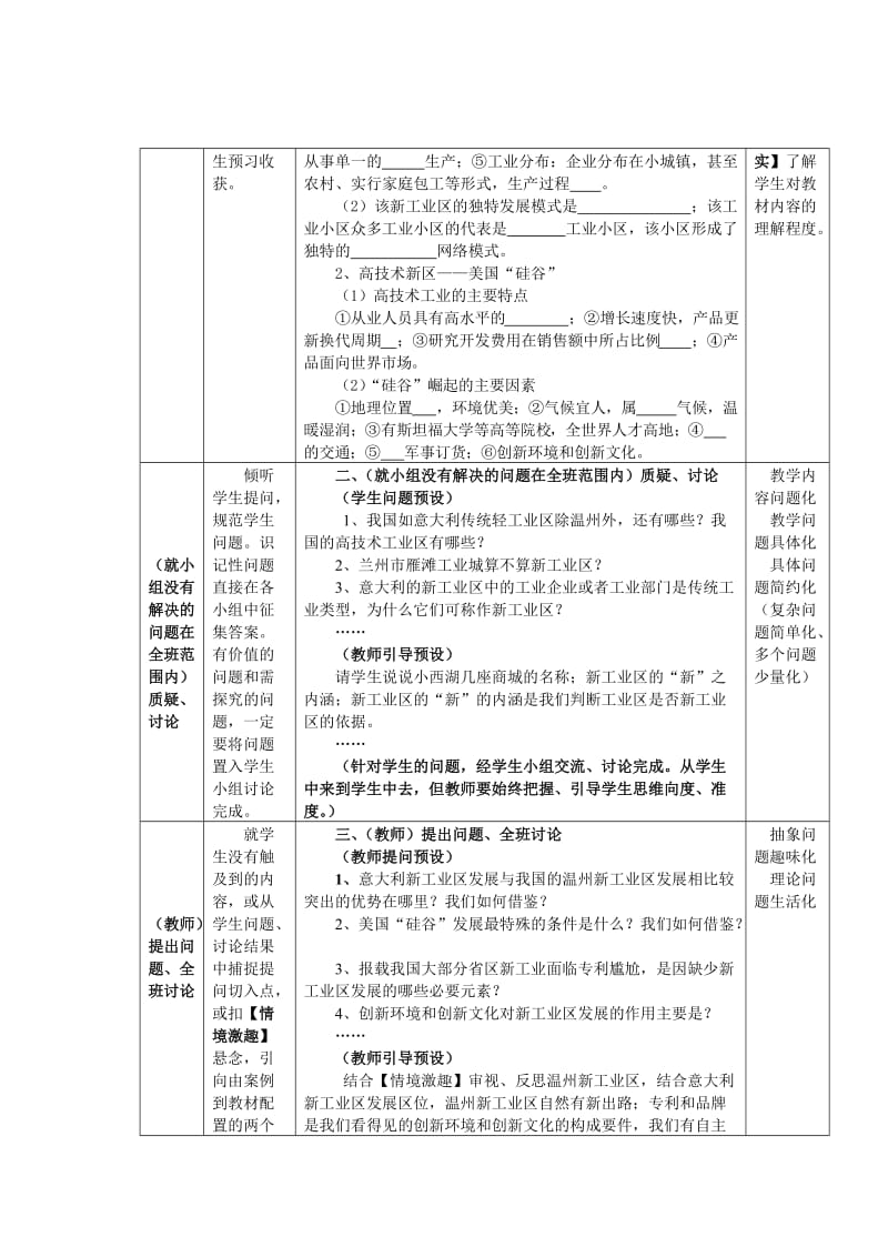 第三节传统工业区与新工业区教案.doc_第3页