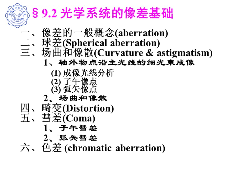 光学系统像差基础.ppt_第1页