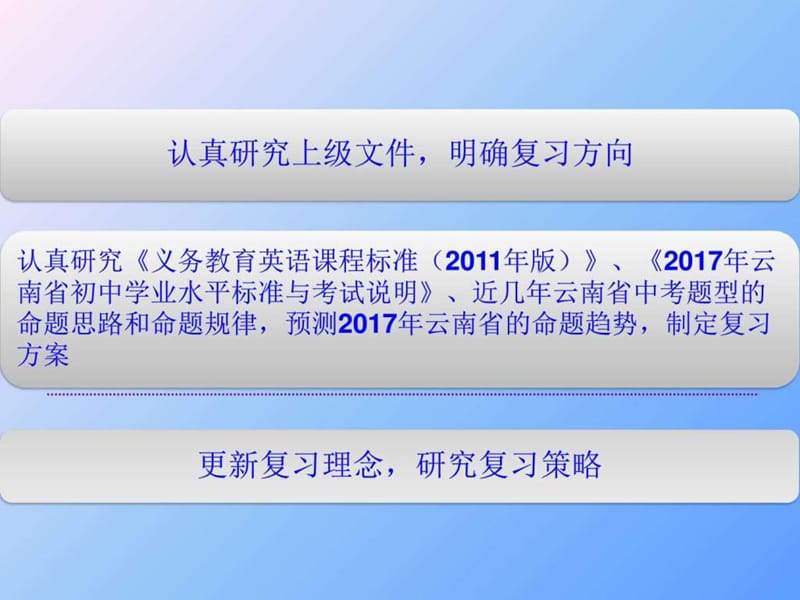 2017年云南省中考 英语命题趋势及备考建议.ppt_第3页