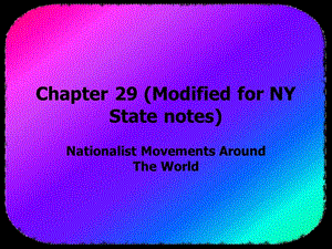 Chapter 29 (Modified for NY State notes)：29章（修改为纽约州笔记）.ppt