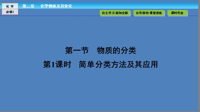 高中化学（人教版）必修1课件：第二章 化学物质及其变化 2.1.1 .ppt_第2页