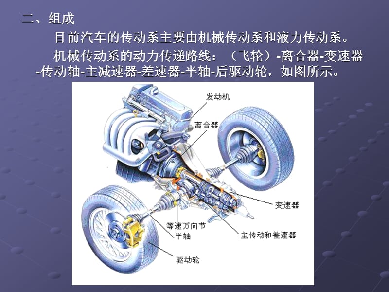 项目一传动系总体结构和拆装.ppt_第3页