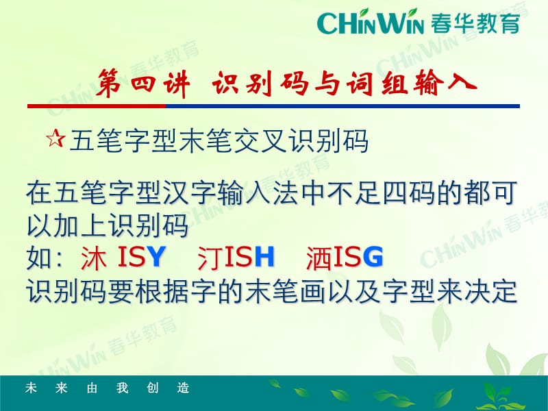 五笔识别码与词组输入.ppt_第1页