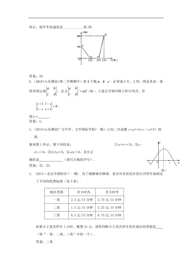 中考数学模拟试卷精选汇编：阅读理解 图表信息.doc_第2页