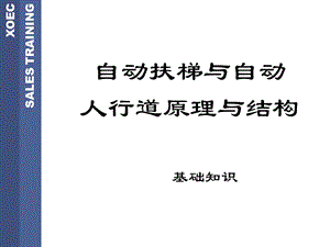 扶梯基本原理与结构.ppt