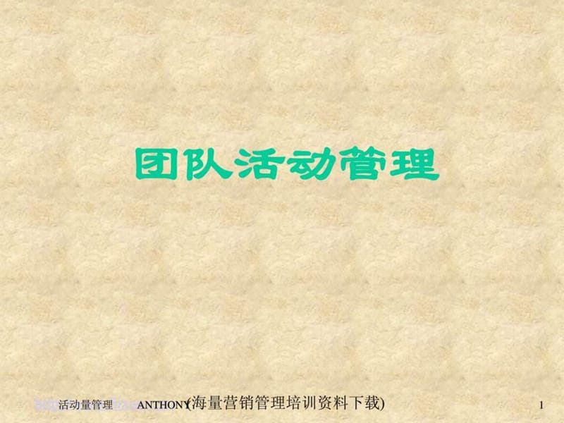 《团队活动发管理》PPT课件.ppt_第1页