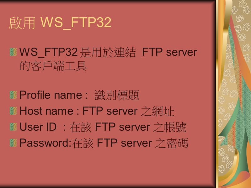 使用WSFTP上传资料操作注意要点.ppt_第2页