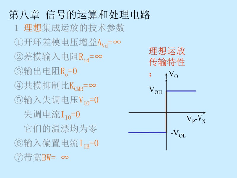 模拟电路信号的运算和处理电路.ppt_第1页