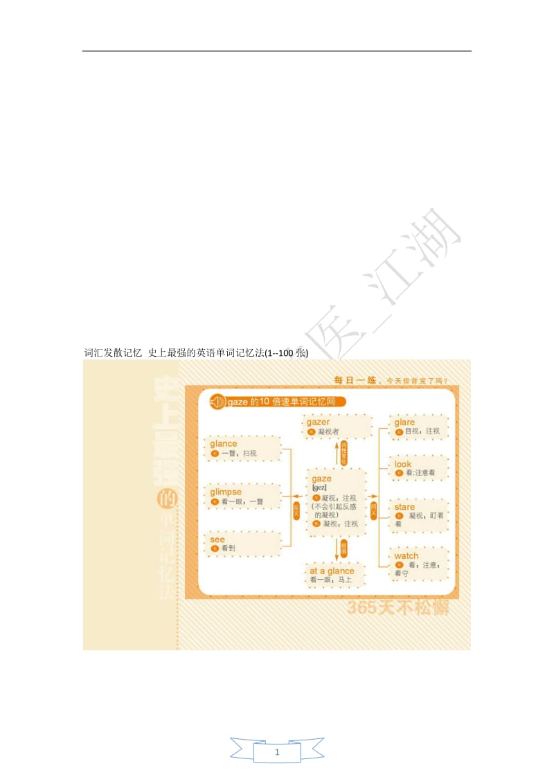 5pds com词汇发散记忆 史上最强的英语单词记忆法1 100张.doc_第1页