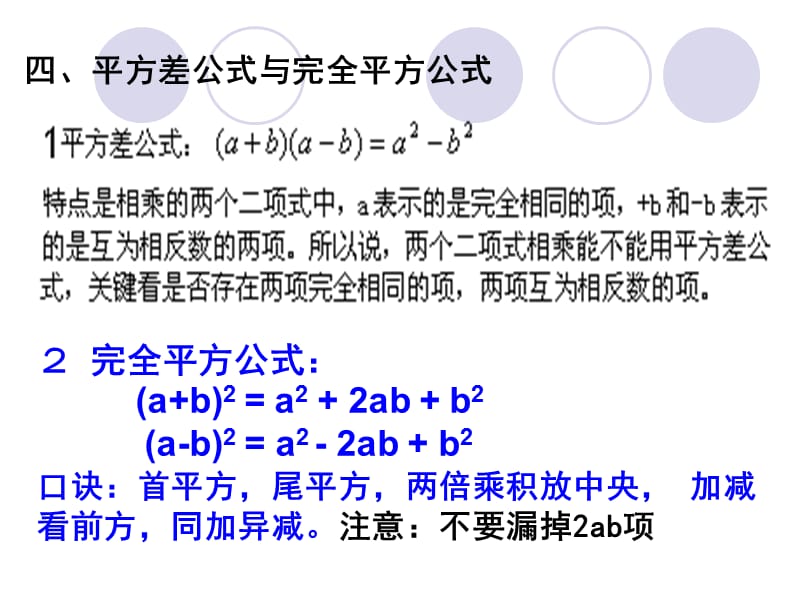 四平方差公式与完全平方公式.ppt_第2页