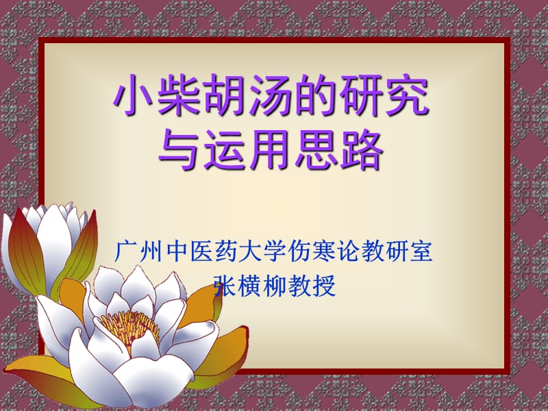 小柴胡汤的研究与运用思路.ppt_第2页