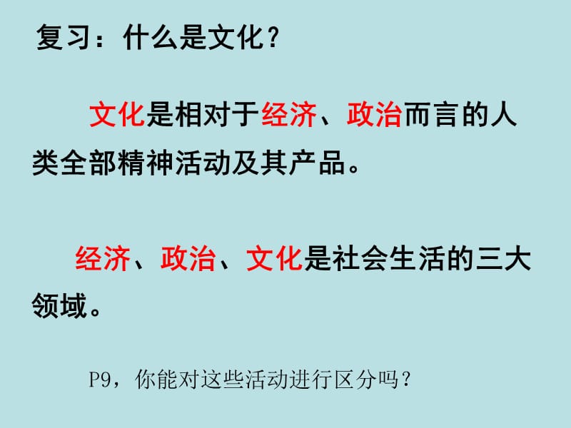 高中政治 1.2《文化与经济、政治》课件.ppt_第1页