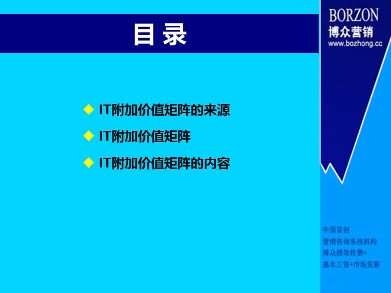 咨询师知识IT附加价值矩阵.ppt_第2页