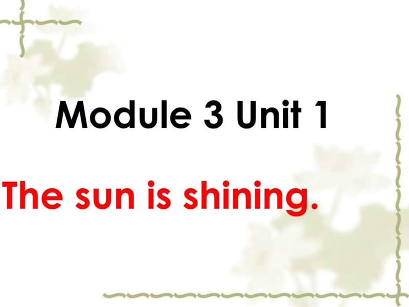 2016外研社新标准英语六年级下册Module-3-Unit-1-The-s.ppt_第1页