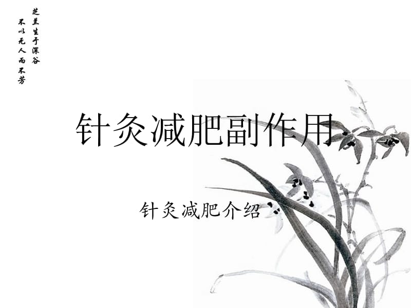 针灸减肥副作用.ppt_第1页