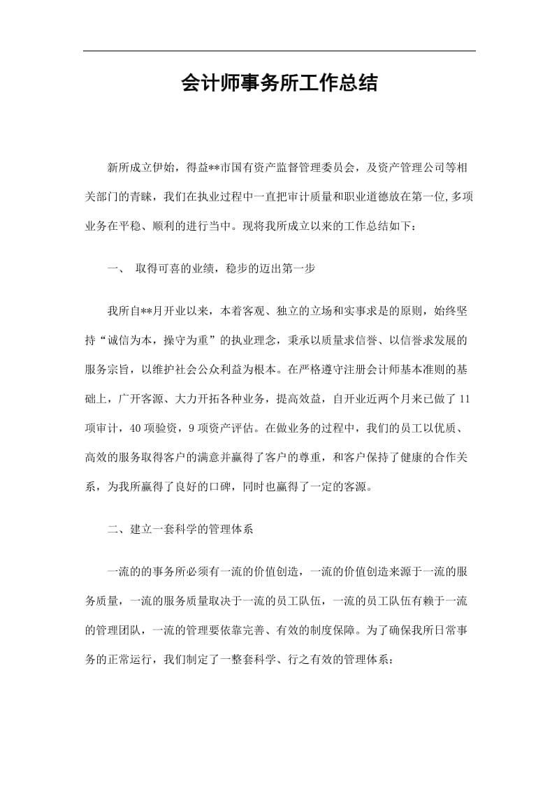 2019会计师事务所工作总结精选.doc_第1页