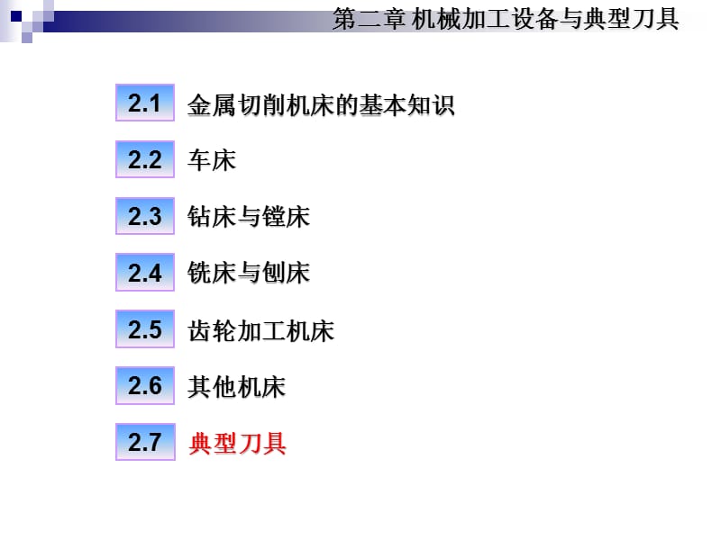 机械加工设备与典型刀具.ppt_第2页