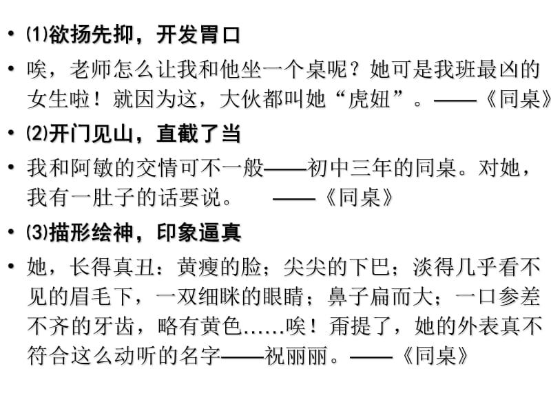 写作指导高考语文作文点津作文开篇二十招张更多关注高中学习资料库.ppt_第2页