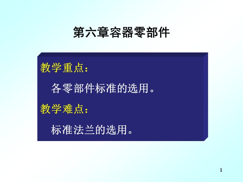 2019化工设备基础ppt课件pptch6 容器零部件.ppt_第1页