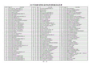 2007年 国家电网企业供电的高耗能企业名单.pdf