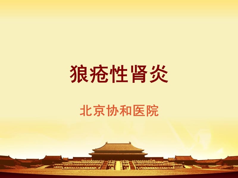 《狼疮性肾炎》ppt课件.ppt_第1页