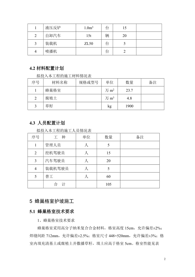 蜂巢格室防护施工方案.doc_第2页